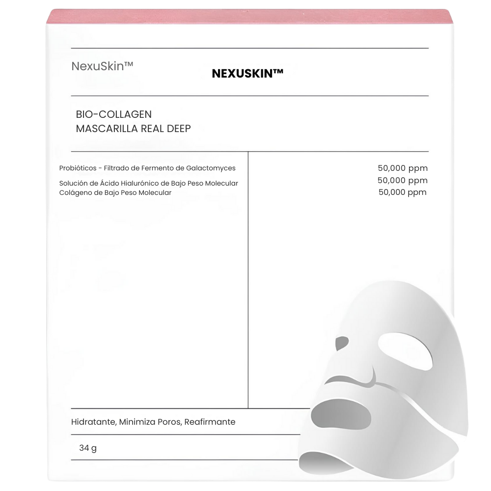 Mascarilla Nocturna Bio Colágeno con Efecto Reafirmante, Hidratante § Iluminador