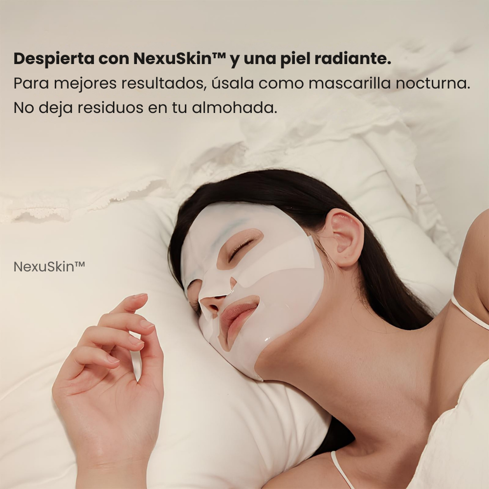 Mascarilla Nocturna Bio Colágeno con Efecto Reafirmante, Hidratante § Iluminador